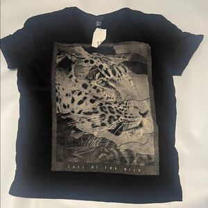 H&M Black Graphic Tee - Short Sleeve